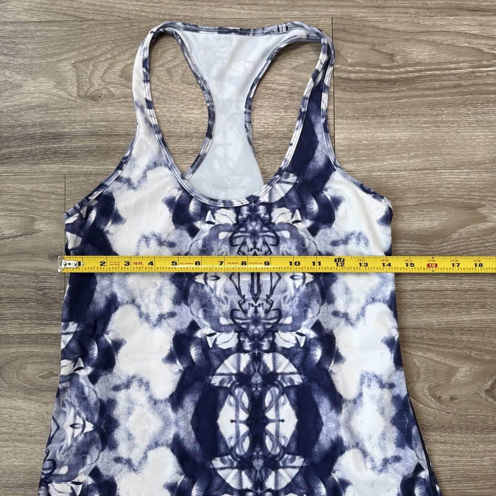 Lululemon Tank Womens 8 Multi Tie Dye‎ Racerback Yoga Athletic Workout Top - Picture 5 of 6